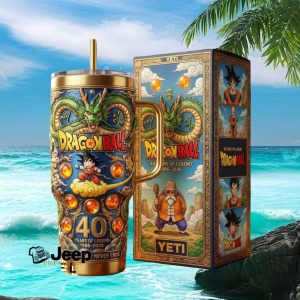 Dragon Ball Z 40 Years of Legend 1986 2026 Shenron 40oz Tumbler
