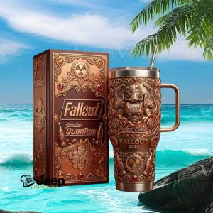 Fallout Nuka Cola Quantum T 51 Power Armor 40oz Tumbler