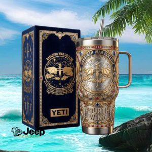 Fourth Wing Basgiath War College Dragon Rider Limited Edition Ornate Tumbler
