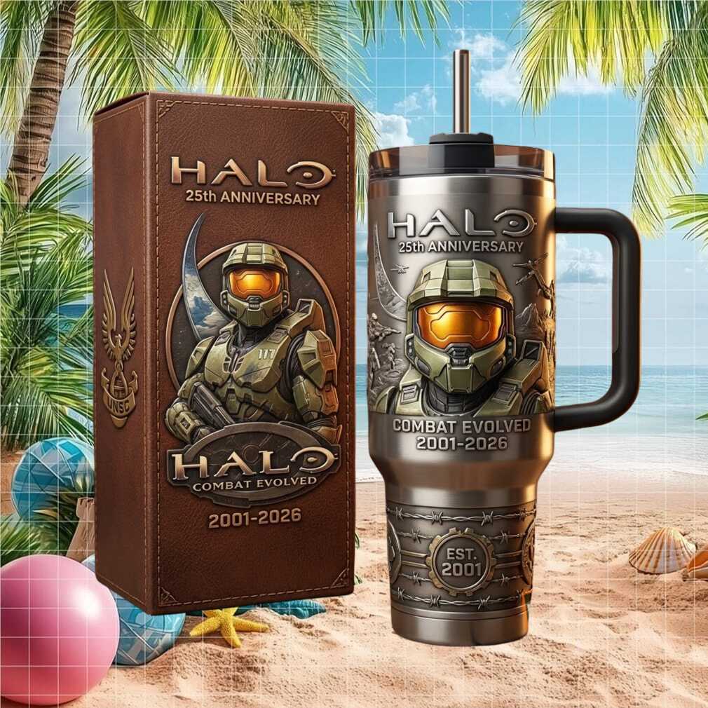 Halo 25th Anniversary Combat Evolved (2001 2026) Master Chief Tumbler Halo 25th Anniversary Combat Evolved (2001 2026) Master Chief Tumbler