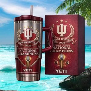 Indiana Hoosiers 2026 College Football National Champions Commemorative Tumbler
