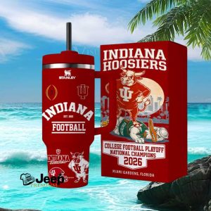 Indiana Hoosiers Football 2026 National Champions College Football Playoff Commemorative Tumbler