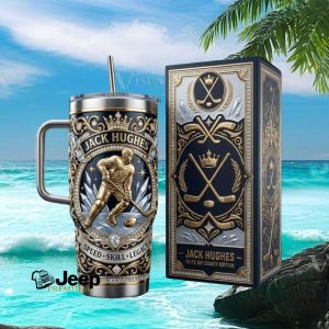 Jack Hughes New Jersey Devils Elite Ice Legacy Hockey Tumbler