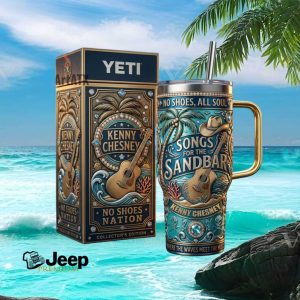 Kenny Chesney No Shoes Nation Songs for the Sandbar 40oz Tumbler