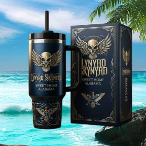 Lynyrd Skynyrd Sweet Home Alabama Southern Rock Eagle 40oz Tumbler