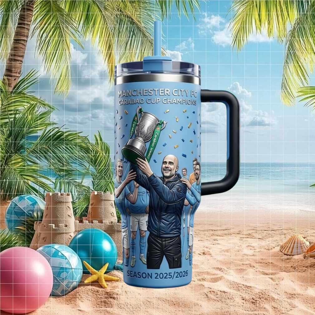 Manchester City FC Pep Guardiola Carabao Tumbler Champions 2025 26 Tumbler Manchester City FC Pep Guardiola Carabao Tumbler Champions 2025 26 Tumbler