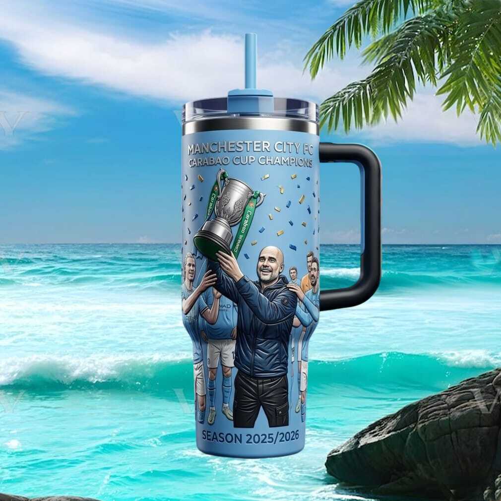Manchester City FC Pep Guardiola Carabao Tumbler Champions 2025 26 Tumbler Manchester City FC Pep Guardiola Carabao Tumbler Champions 2025 26 Tumbler