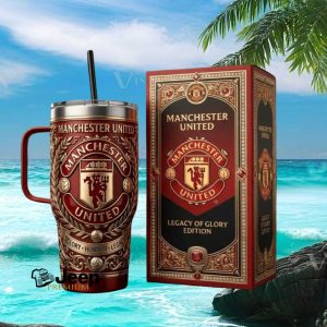 Manchester United Legacy of Glory Edition Red Devil Travel Tumbler