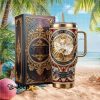 Kansas Jayhawks Rock Chalk NCAA Luxury Filigree 40oz Tumbler with Box Kansas Jayhawks Rock Chalk NCAA Luxury Filigree 40oz Tumbler with Box