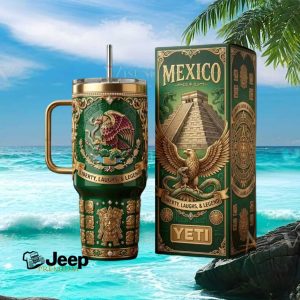 Mexico Heritage Liberty Laughs & Legend Mayan Aztec Eagle Insulated Tumbler Tumbler