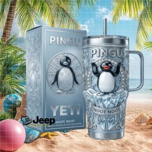 Pingu Noot Noot Arctic Crystal Ice Couture Edition Yeti Style Tumbler