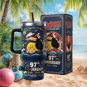 Popeye The Sailor Man 97th Anniversary Limited Edition 3D Nautical Tumbler