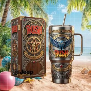 Rush Band 50th Anniversary Progressive Rock Legacy Commemorative 40oz Tumbler