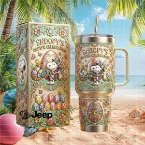 Snoopy’s Easter Celebration Peanuts Gang 40oz Tumbler with Lid
