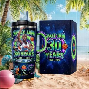 Space Jam 30th Anniversary 1996 2026 Michael Jordan Tune Squad Galaxy Edition Tumbler