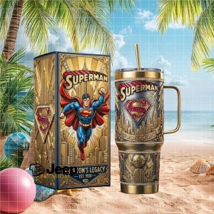 Superman Krypton's Legacy The Man of Tomorrow 40oz Tumbler
