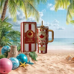 Team Canada Olympic Games Maple Leaf Edition Luxury 40oz Tumbler