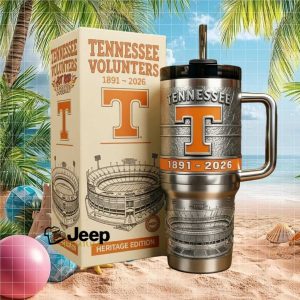 Tennessee Volunteers Heritage Edition 1891 2026 Custom Engraved Stadium Tumbler Tumbler