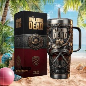 The Walking Dead Survival Rick Grimes Hat 40oz Rugged Tumbler