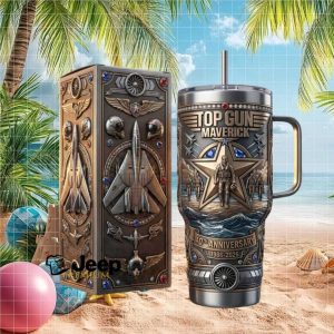 Top Gun Maverick 40th Anniversary 1986 2026 40oz Tumbler