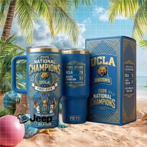 UCLA Bruins 2026 First Ever National Championship Victory 40oz Insulated Tumbler