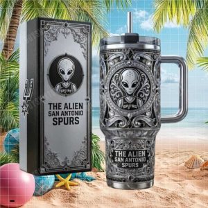 Victor Wembanyama The Alien San Antonio Spurs Custom 40oz Tumbler