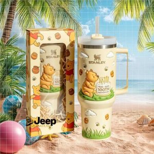 Winnie the Pooh 100th Anniversary 1926 2026 Commemorative 40oz Embossed Tumbler.jfif