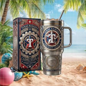 Texas Rangers Lone Star Legacy American League Champions 40oz Tumbler