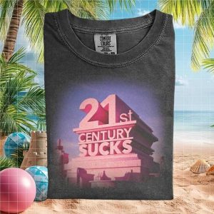 21st Century Sucks Retro Movie Parody Aesthetic Vintage Style Graphic T Shirt