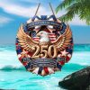 Majestic American Eagle 250th Anniversary 1776 2026 Ornament Red White and Blue Patriotic Anniversary Gift DeOrnament Majestic American Eagle 250th Anniversary 1776 2026 Ornament Red White and Blue Patriotic Anniversary Gift DeOrnament