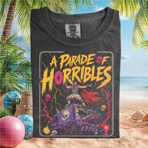 A Parade Of Horribles Skull Van Apocalypse Retro Graphic T Shirt
