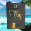 Cat Creation of Adam Funny Renaissance Art Parody Graphic T Shirt Cat Creation of Adam Funny Renaissance Art Parody Graphic T Shirt