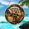 Custom Family Name 250th Anniversary Eagle & Statue of Liberty Wreath Ornament Custom Family Name 250th Anniversary Eagle & Statue of Liberty Wreath Ornament