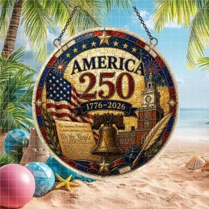 America 250 Independence Hall & We The People Constitution Heritage Ornament