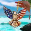 Proud To Be American Blessed To Be Christian Custom Family Ornament Patriotic Eagle & Cross Ornament Proud To Be American Blessed To Be Christian Custom Family Ornament Patriotic Eagle & Cross Ornament
