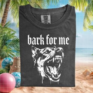 Bark For Me German Shepherd Goth Metal Dog T Shirt