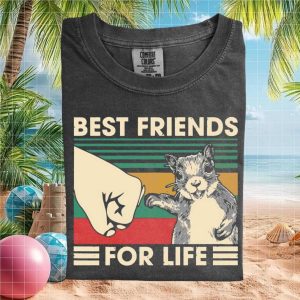 Best Friends For Life Fist Bump Squirrel Graphic T Shirt