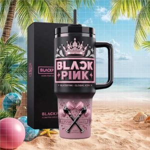 Blackpink Born Pink World Tour 2024 K Pop Fan Gift Stainless Steel Insulated Tumbler