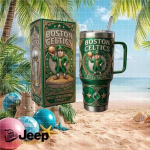 Boston Celtics NBA Basketball Bleed Green Championship Legacy Dynasty Gifts For Fans Stainless Steel Insulated Tumbler