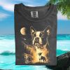 Bulldog Mystic Night Moon and Forest Landscape T Shirt Bulldog Mystic Night Moon and Forest Landscape T Shirt