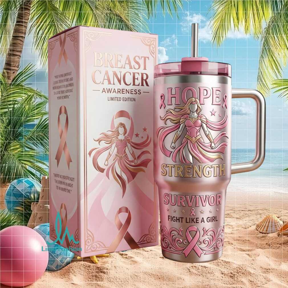 Breast Cancer Awareness Survivor Hope Strength Warrior Female Gift Stainless Steel Insulated Tumbler Breast Cancer Awareness Survivor Hope Strength Warrior Female Gift Stainless Steel Insulated Tumbler