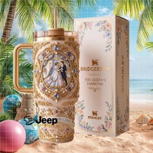Bridgerton The Queen's Diamond Tale of True Love Vintage Royal Gifts for Women Stainless Steel Insulated Tumbler