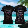 Buffalo Bills Luxury Pearl Tiara Cat Loyal Heart T shirt Buffalo Bills Luxury Pearl Tiara Cat Loyal Heart T shirt
