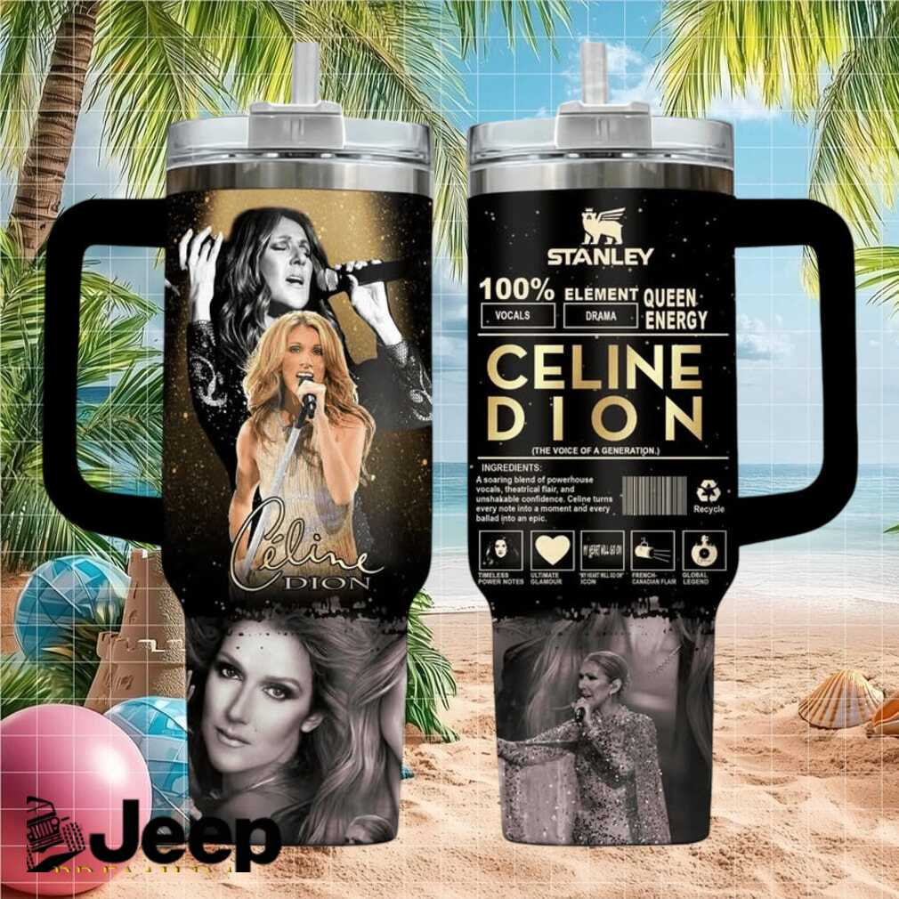 Celine Dion The Voice of a Generation Queen Energy Diva Stainless Steel Insulated Tumbler Celine Dion The Voice of a Generation Queen Energy Diva Stainless Steel Insulated Tumbler