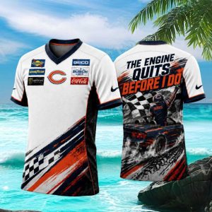 Chicago Football Racing The Engine Quits Before I Do T Shirt