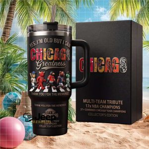Chicago Greatness Multi Team 17x NBA Champions City of Champions Collector Edition Stainless Steel Insulated Tumbler