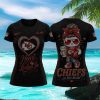Chicago Football Heart Locked In Sparkle Mascot Girl Sports T shirt Chicago Football Heart Locked In Sparkle Mascot Girl Sports T shirt