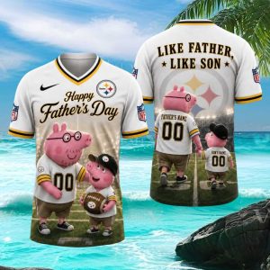 Custom Pittsburgh ST Shirtlers Father’s Day Apparel Like Father Like Son Personalized T Shirt