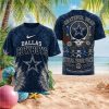 Dallas Cowboys Star Helmet Ombre Gradient Sports T Shirt Dallas Cowboys Star Helmet Ombre Gradient Sports T Shirt
