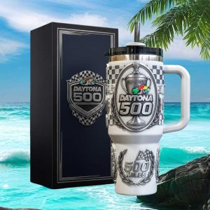 Daytona 500 Tumbler Series 500 Miles Racing Trophy Retro Gift Stainless Steel Insulated Tumbler